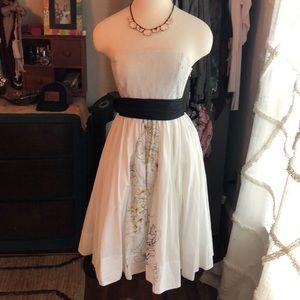 Anthropologie strapless dress Maeve